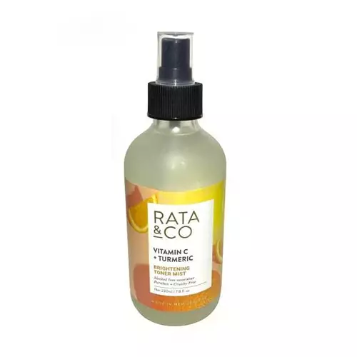 Rata & Co Vitamin C + Turmeric Brightening Toner Mist (Ingredients
